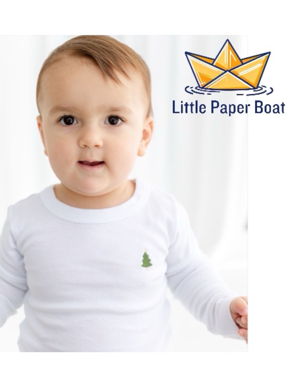 Little Paper Boat Kids Mini Dot Loungewear Top